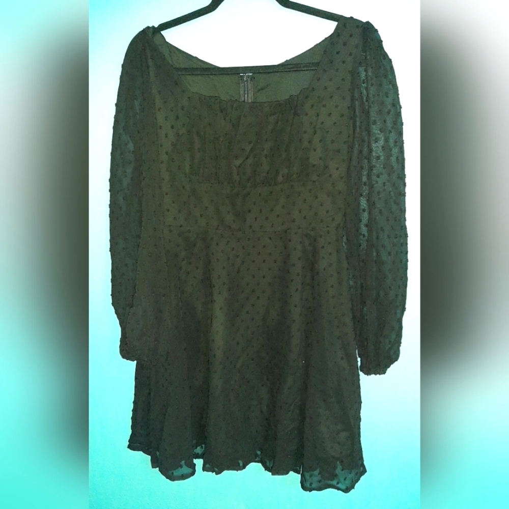 Lyaner black baby doll dress